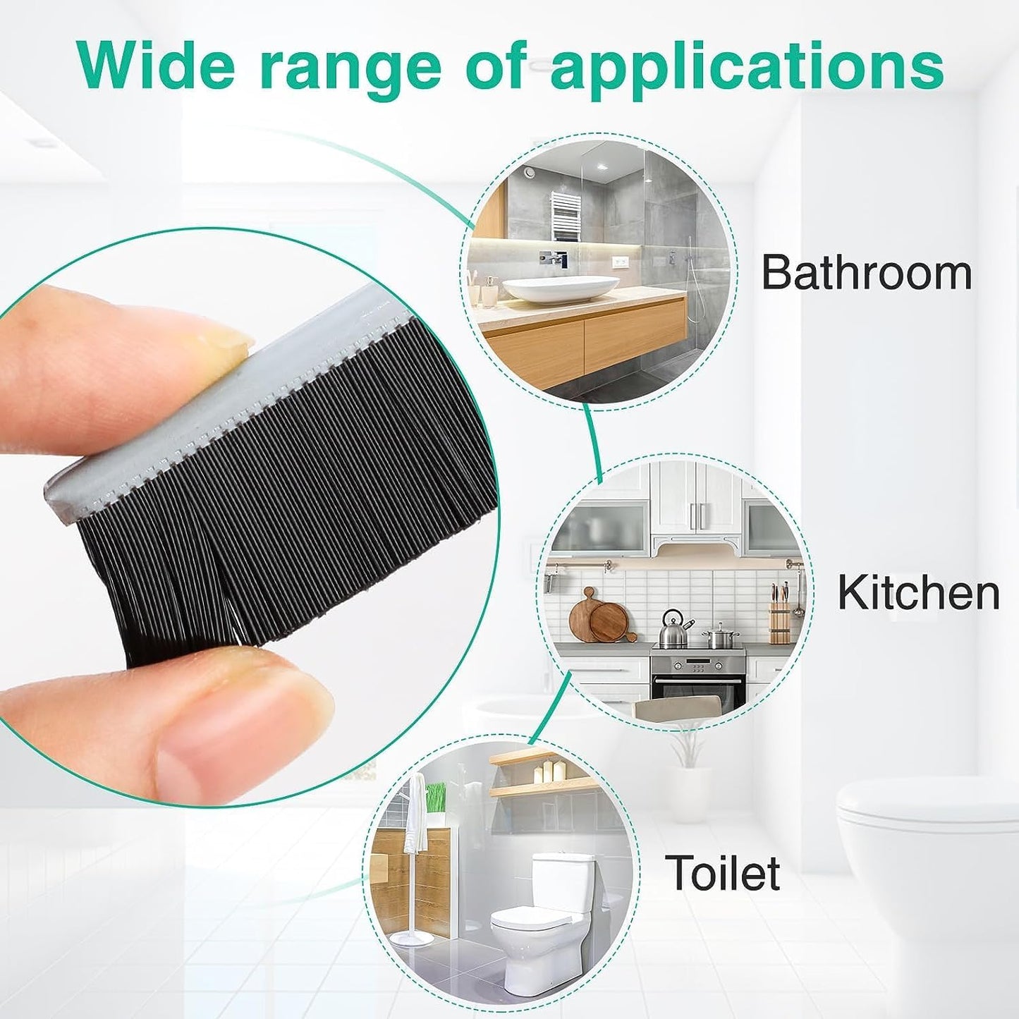 Gap Cleaning  brush for small narrow spaces Crevice Brush